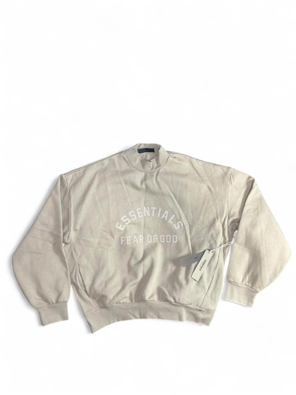 Fear of God Essentials Crewneck Dusty Beige Sweatshirt - Brand New